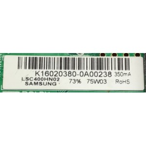 MAIN FUENTE (COMBO) PARA TV PROSCAN / NUMERO DE PARTE K16020380 / TP.MS3393.PB801 / LSC400HN02 / T201601091B / 8142123332067 / 7F54 20160126_113119 / 12134083574 / PANEL CN40GN772 / MODELO PLDED4016A